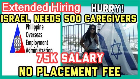 www poea gov ph job hiring israel housekeeping|POEA announces hiring of 500 caregivers in Israel..